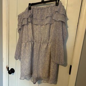 Express purple romper